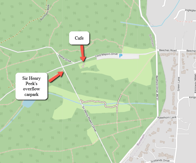 Burnham Beeches Map